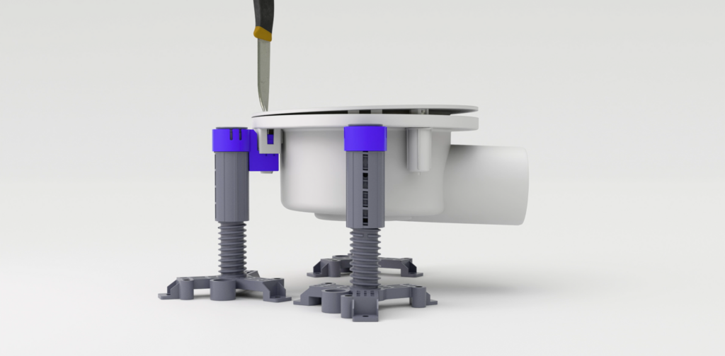 Purus Njord justerbar golvbrunn