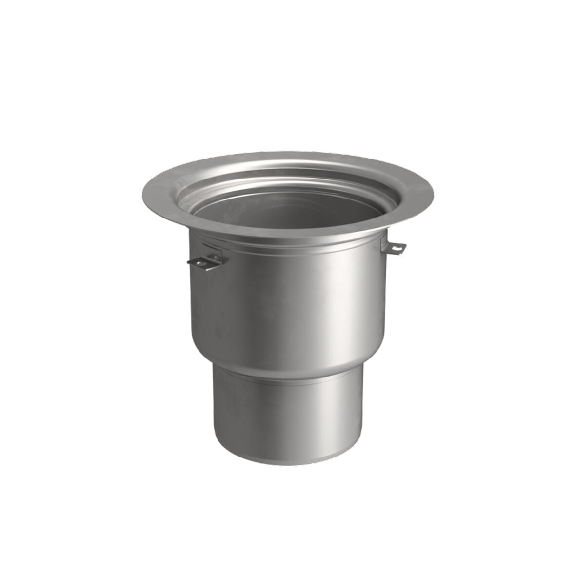 130874 Utloppshus spygatt botten Ø160 R