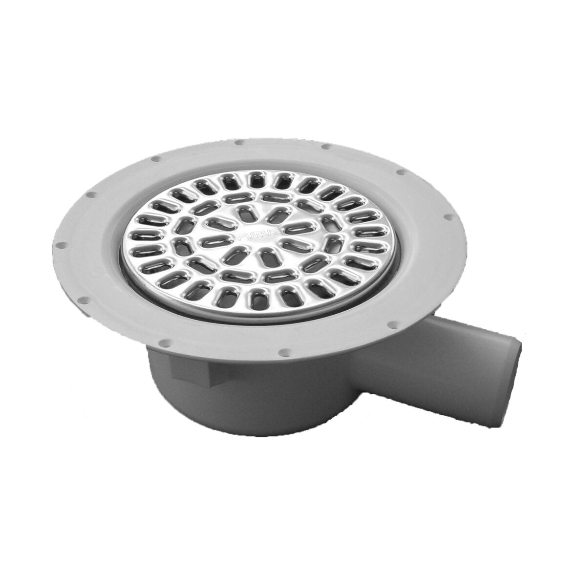 153460-542 Gulvafløb Freja med rustfri rist 50 vandret