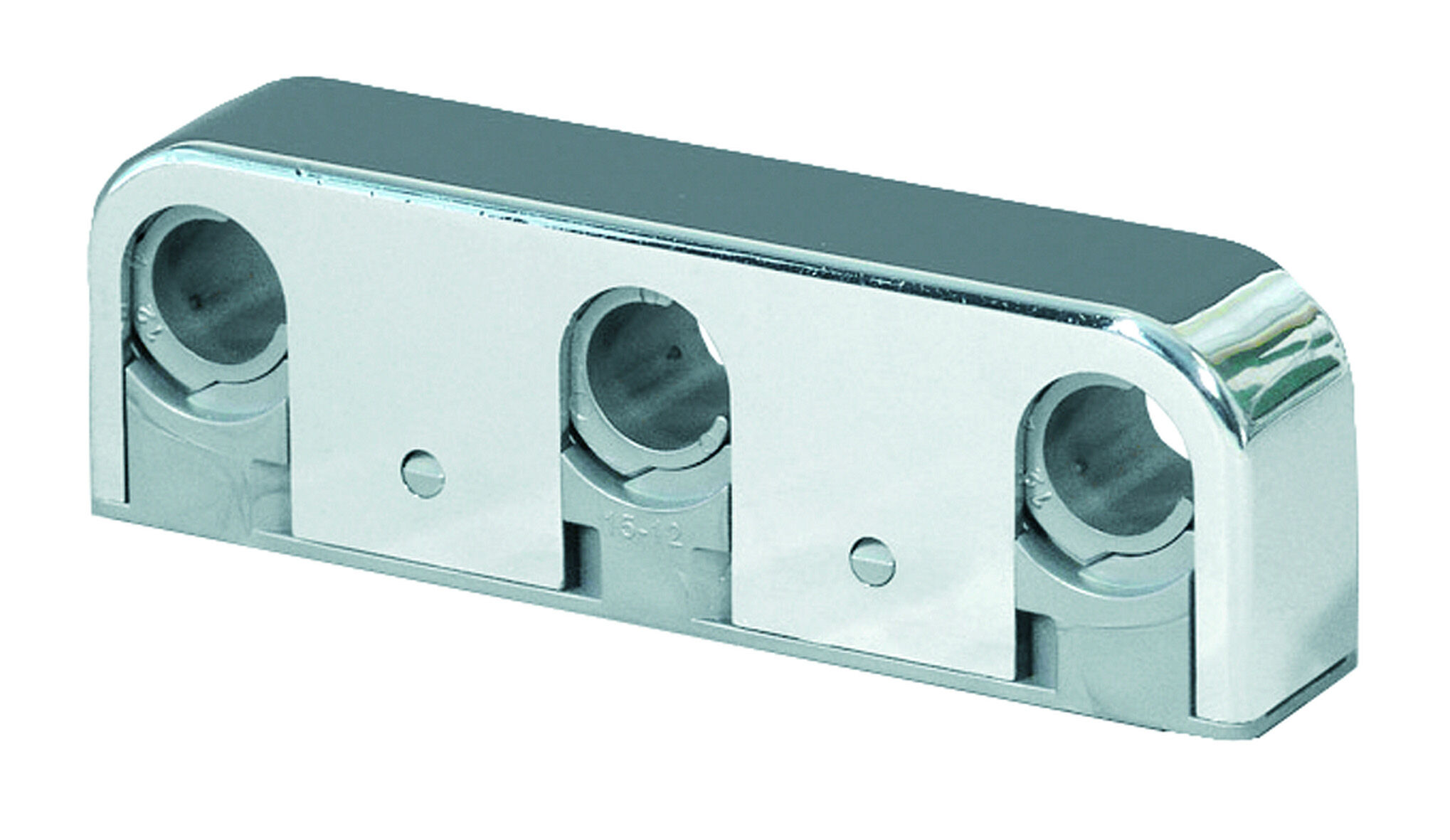 Rørbærer trippel Ø12-15/cc 40 forkromet