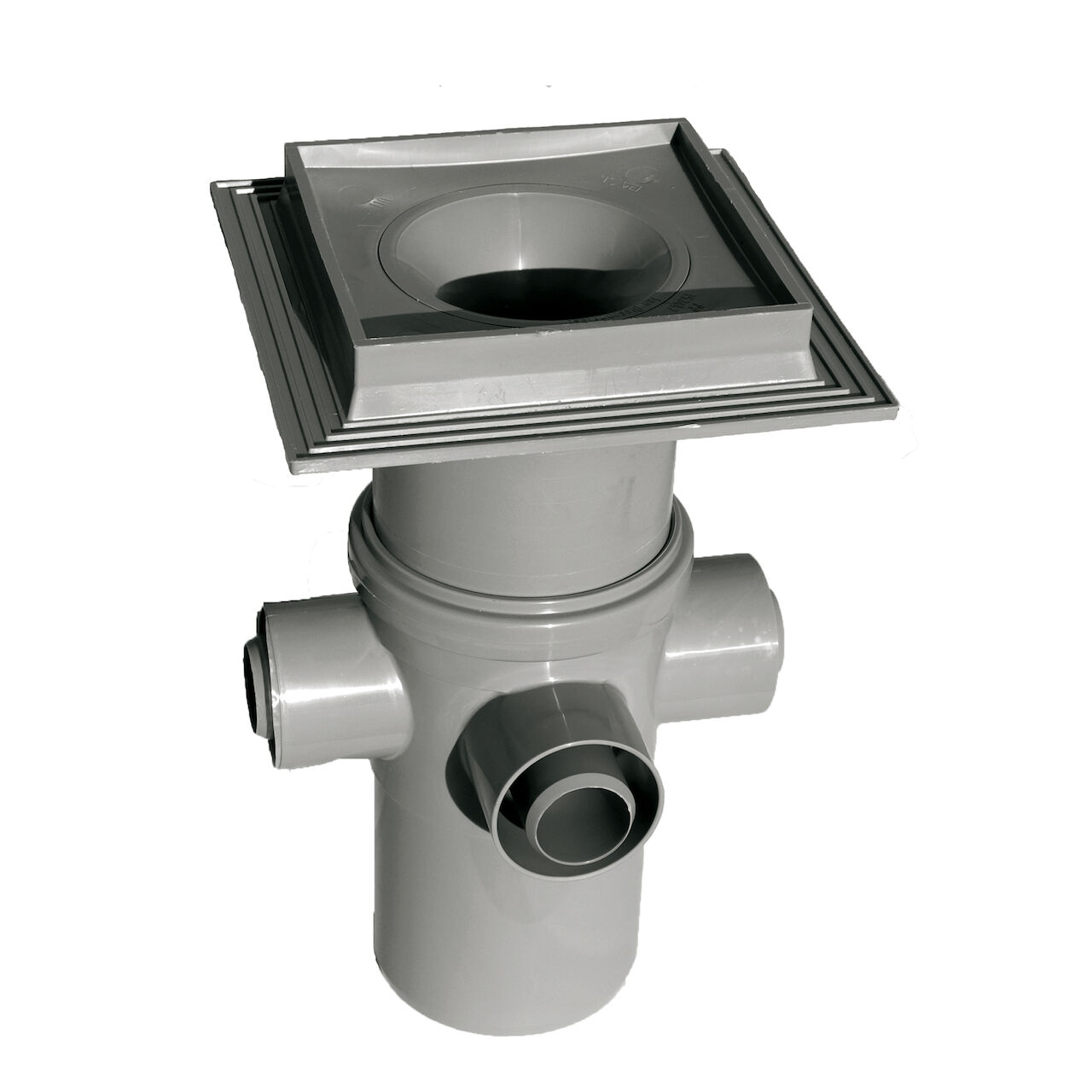 153445-016 MaxiFlex afløbsskål 4 indløb 110 lodret uden rist/ramme