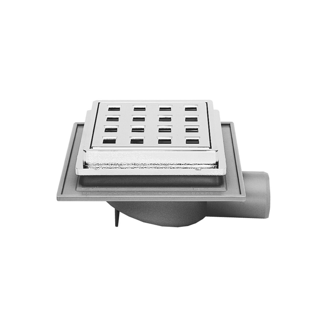 153485-932 MaxiFlex Mini-klinke afløbsskål forkromet rist Ø32 vandret