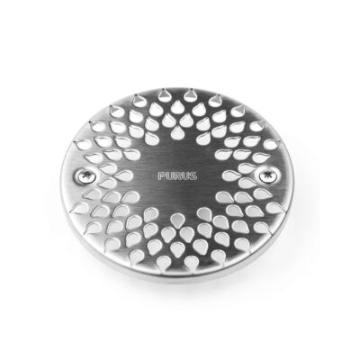 Golvbrunnssil Drop 130 rostfri med låsanordning